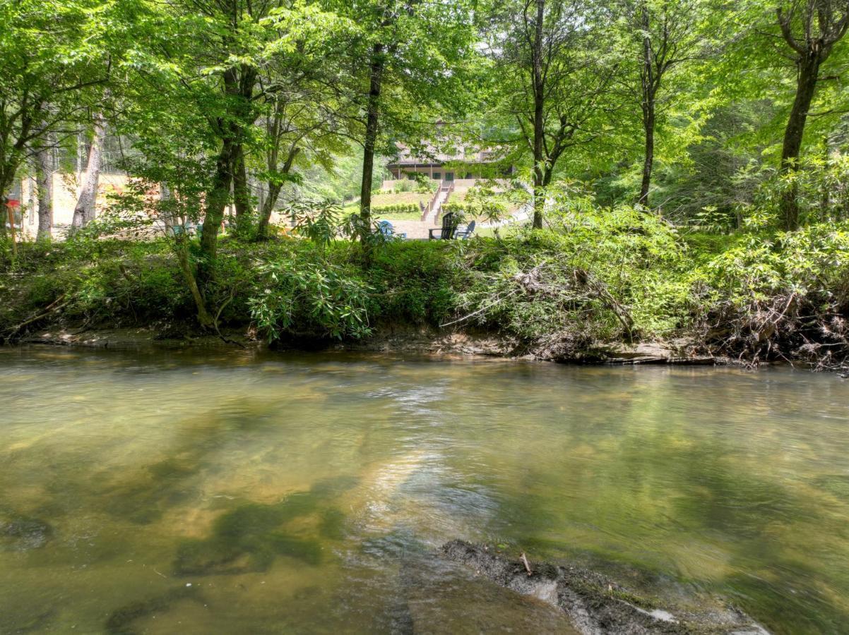 The Chariot - Creek Front With Hottub, Fire Pits, Billiards, Ev Charger - Sandalwood Stays ブルーリッジ山脈 エクステリア 写真